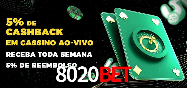Promoções do cassino ao Vivo 8020bet